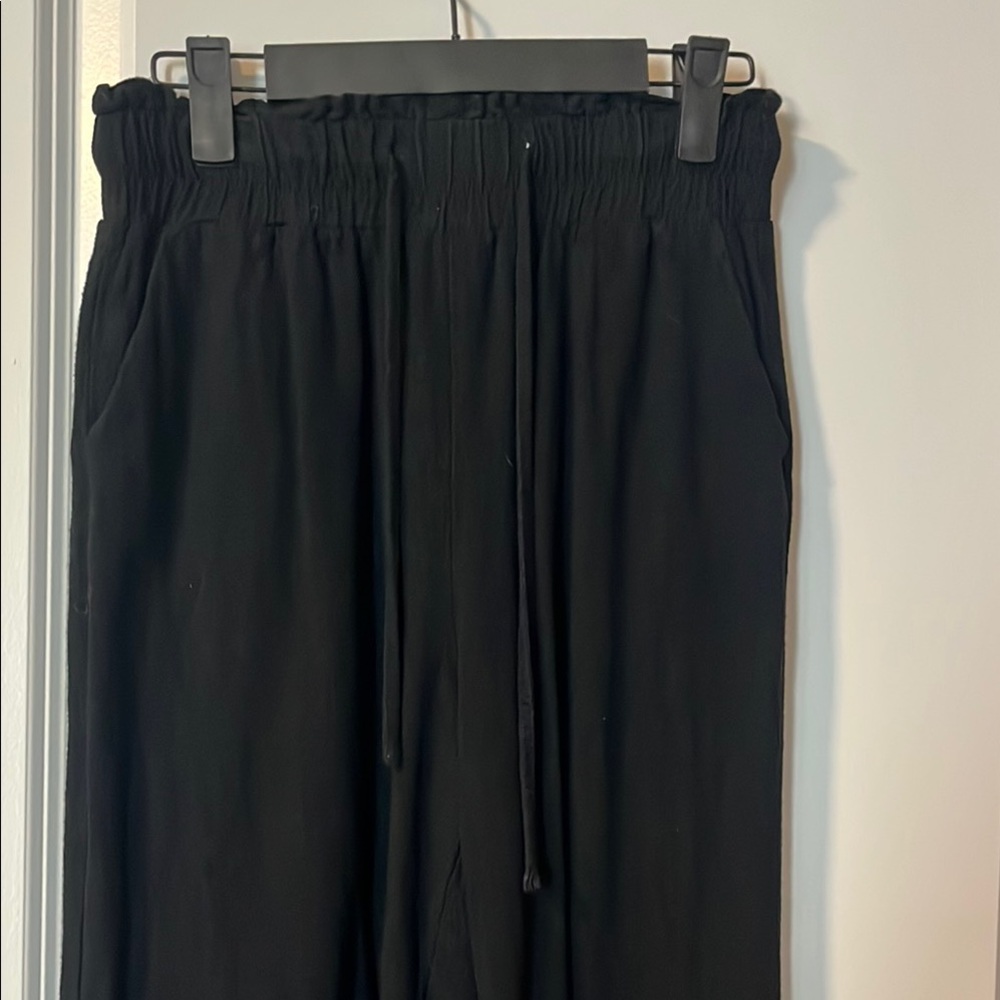 Black Drawstring Pants